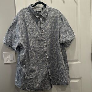 SYNRGY - Men’s Casual Button Down Pineapple Print🍍 - 3XLT